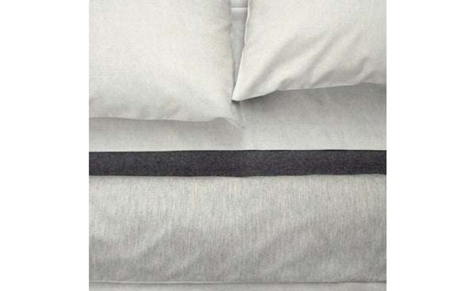 Modern Bedroom * | Area Jewel Grey Cotton Sateen Pillow Cases (Pair) Modern Bedroom