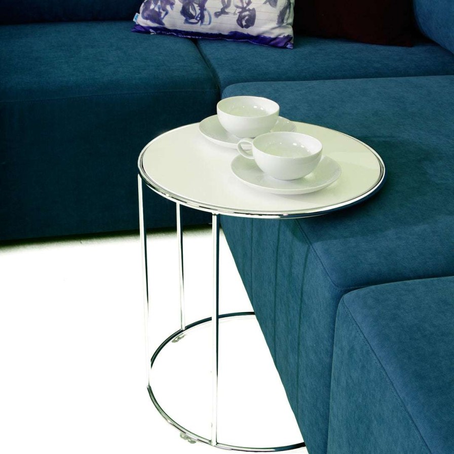 Modern Living * | B&T Petty Wood Round Side Table Accent Tables