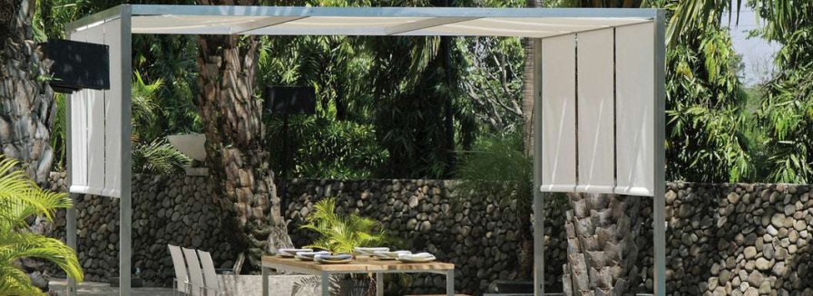 Modern Outdoor * | Mamagreen Umbrellas & Sunshades Sombrero Multi Position Sling Stainless Steel Single Canopy