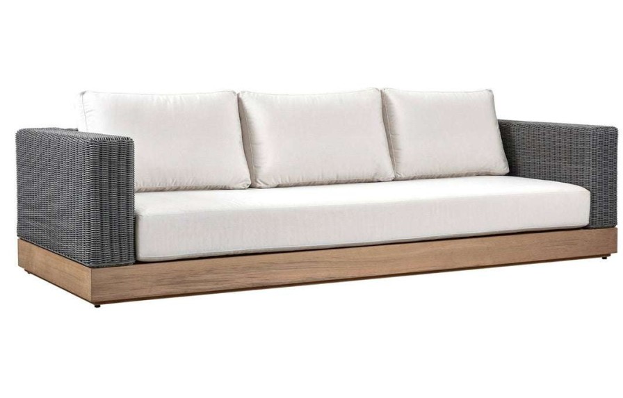 Modern Outdoor * | Harbour Outdoor Malabar Three Seater Sofa