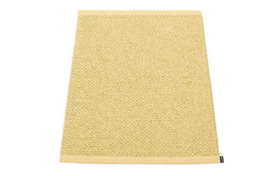 Modern Outdoor * | Pappelina Svea Metallic Gold & Pale Yellow Runner Rug Rugs