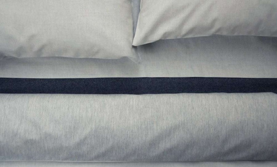 Modern Bedroom * | Area Jewel Grey Cotton Sateen Fitted Sheet