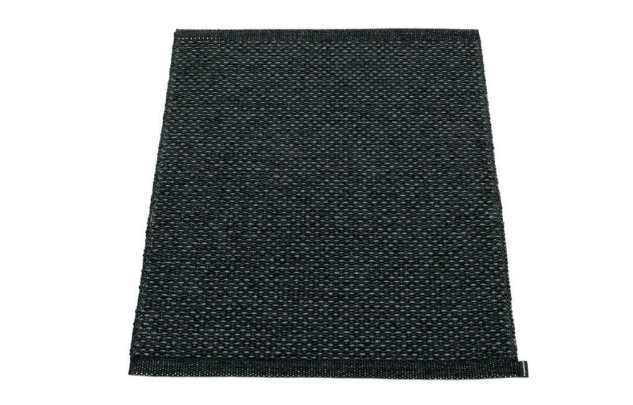 Modern Outdoor * | Pappelina Svea Metallic Black & Black Runner Rug