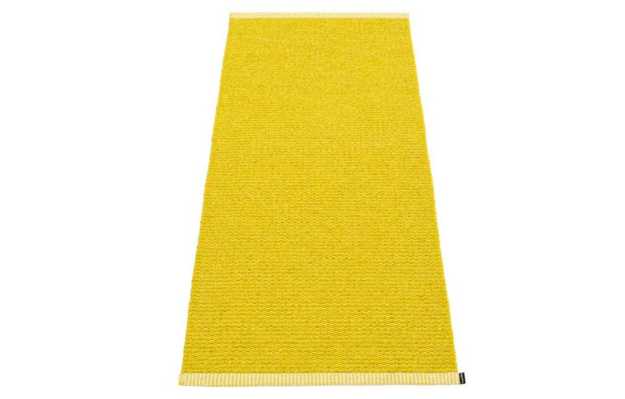 Modern Outdoor * | Pappelina Mono Mustard & Lemon Rug