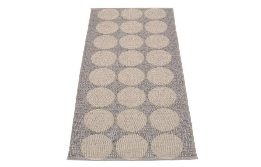 Modern Outdoor * | Pappelina Rugs Hugo Metallic Mud & Mud Runner Rug