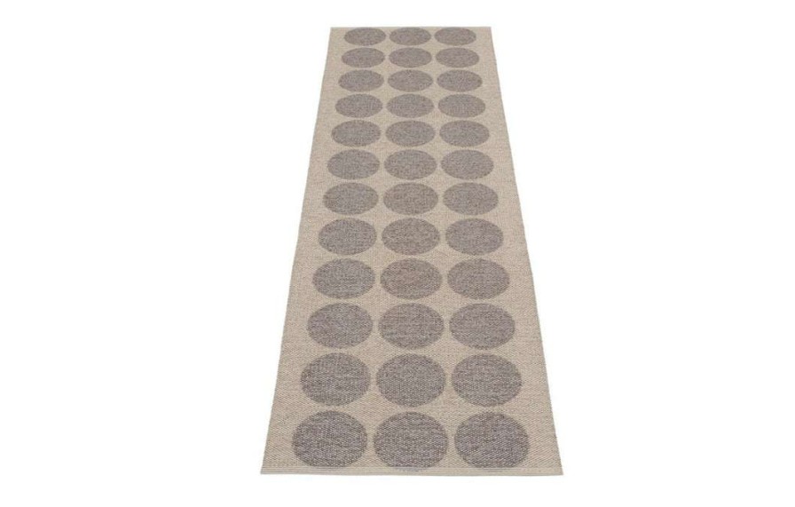 Modern Outdoor * | Pappelina Rugs Hugo Metallic Mud & Mud Runner Rug