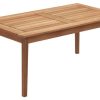 Modern Outdoor * | Skagerak Denmark Drachmann Rectangle Teak Table Dining