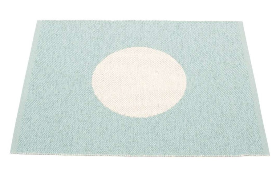 Modern Outdoor * | Pappelina Vera Small One Pale Turquoise & Vanilla Rug