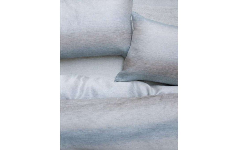 Modern Bedroom * | Area Vivienne Mineral Linen Pillow Cases (Pair) Modern Bedroom