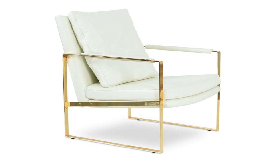 Modern Living * | Sohoconcept Zara Gold Arm Chair Modern Living