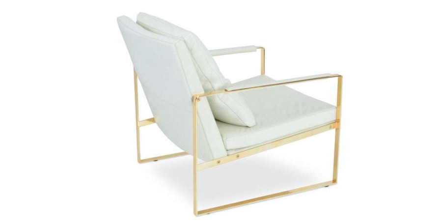 Modern Living * | Sohoconcept Zara Gold Arm Chair Modern Living