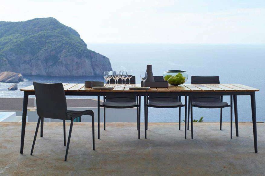 Modern Outdoor * | Cane-Line Core Outdoor Stackable Dining Armchair