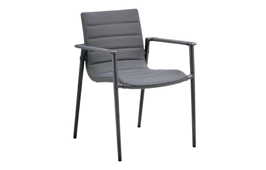 Modern Outdoor * | Cane-Line Core Outdoor Stackable Dining Armchair