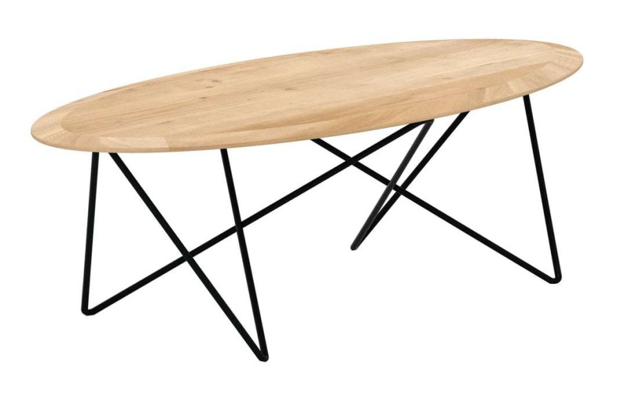 Modern Living * | Ethnicraft Accent Tables Orb Oak Coffee Table