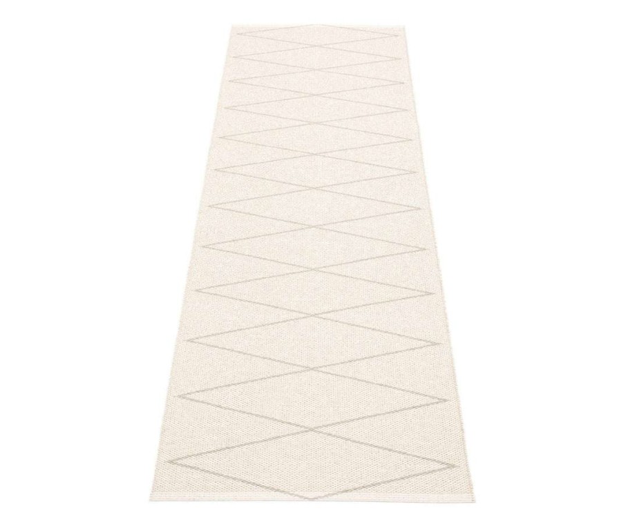 Modern Outdoor * | Pappelina Rugs Max Mud & Vanilla Runner Rug