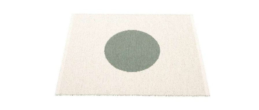 Modern Outdoor * | Pappelina Rugs Vera Small One Army & Vanilla Rug