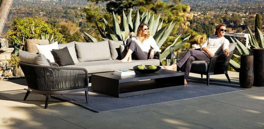 Modern Outdoor * | Harbour Outdoor Hamilton Three Seat Lounge Sofa