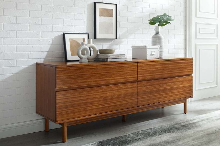 Modern Bedroom * | Greenington Ventura Amber 4 Drawer Double Dresser