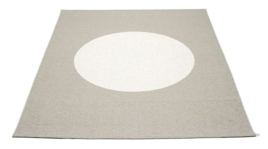 Modern Outdoor * | Pappelina Vera One Warm Grey & Vanilla Rug