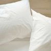 Modern Bedroom * | Area Anton White Cotton Pillow Cases (Pair) Bedding