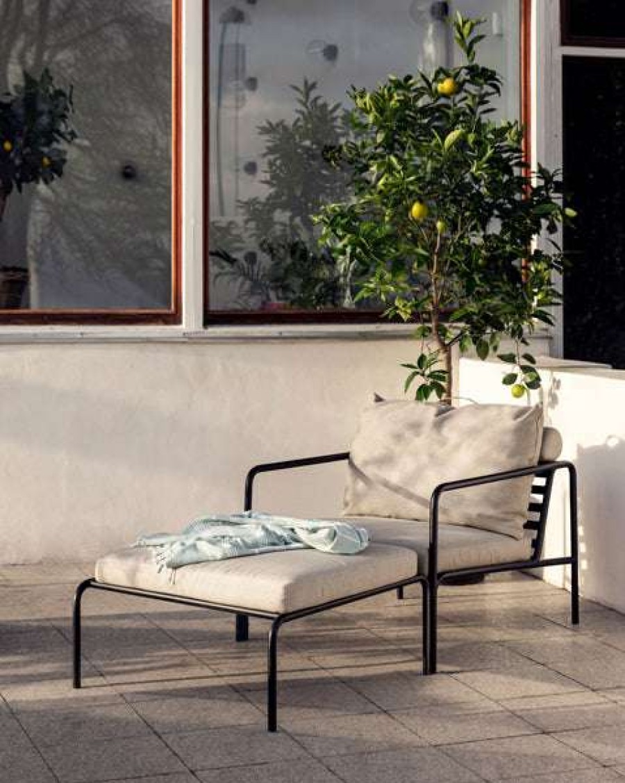 Modern Outdoor * | Houe Avon Outdoor Ottoman