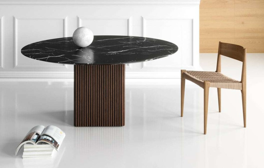 Modern Dining * | Dk3 Modern Dining Ten Table Round Marble