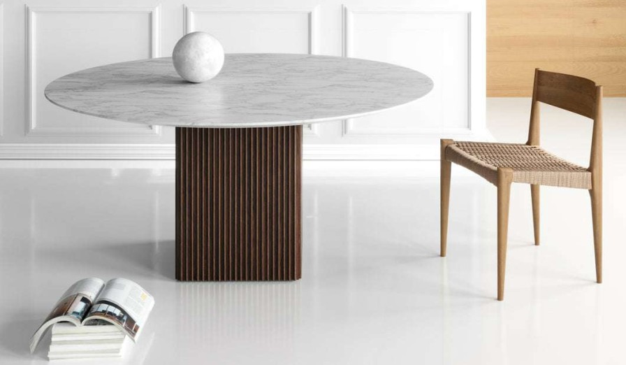 Modern Dining * | Dk3 Modern Dining Ten Table Round Marble