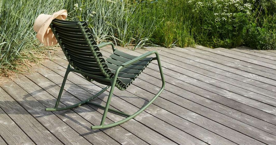 Modern Living * | Houe Accent Chairs Reclips Outdoor Rocking Chair