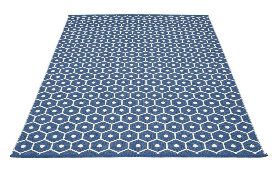 Modern Outdoor * | Pappelina Rugs Honey Denim & Vanilla Rug