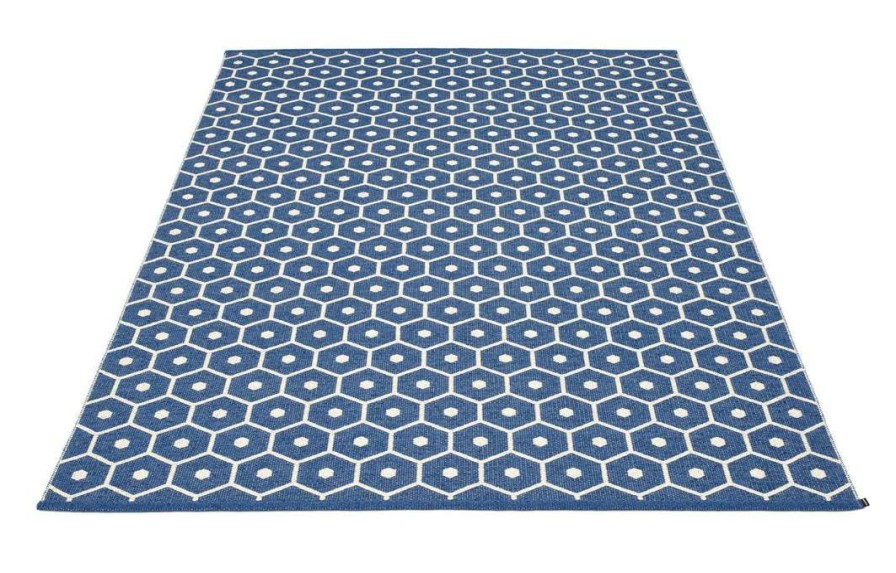 Modern Outdoor * | Pappelina Rugs Honey Denim & Vanilla Rug