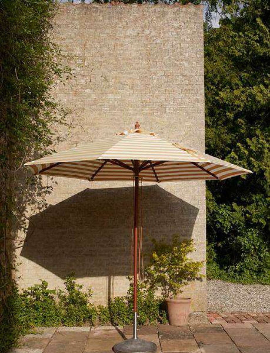 Modern Outdoor * | Skagerak Denmark Umbrellas & Sunshades Messina Stripes Outdoor Umbrella