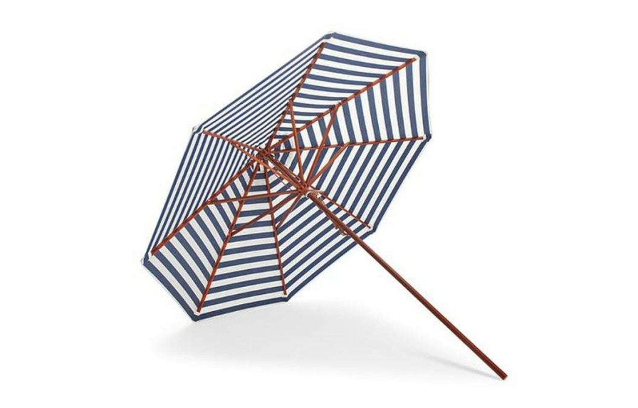 Modern Outdoor * | Skagerak Denmark Umbrellas & Sunshades Messina Stripes Outdoor Umbrella