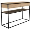 Modern Living * | Ethnicraft Monolit Oak Console Modern Living