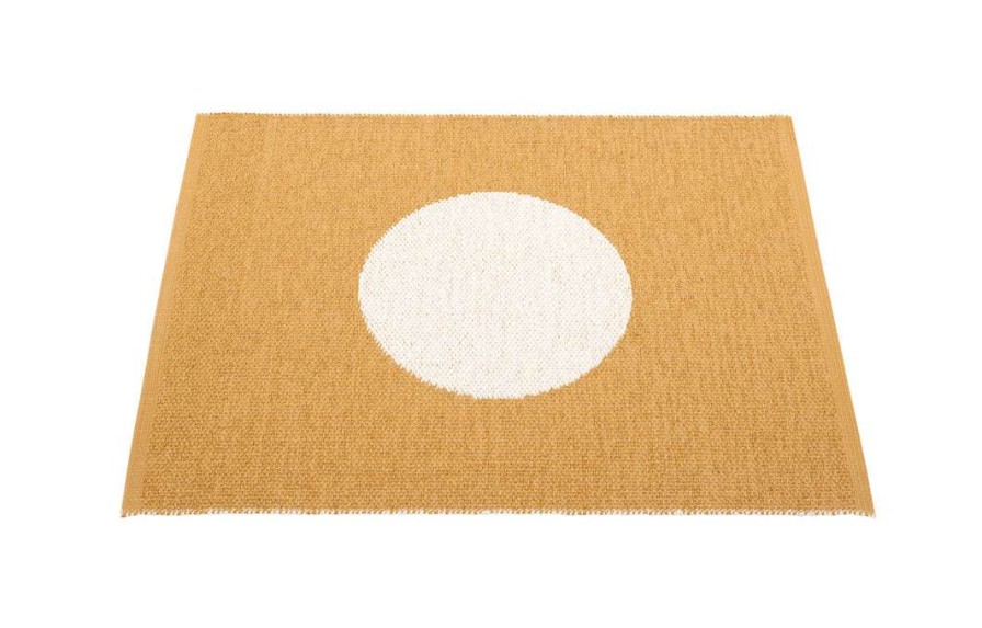 Modern Outdoor * | Pappelina Rugs Vera Small One Ochre & Vanilla Rug