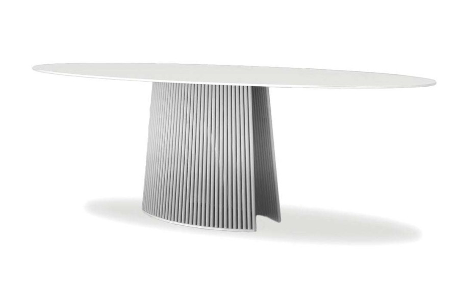 Modern Living * | B&T Seri Wood Ellipse Table