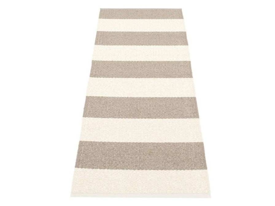 Modern Outdoor * | Pappelina Bob Mud & Vanilla Runner Rug Rugs