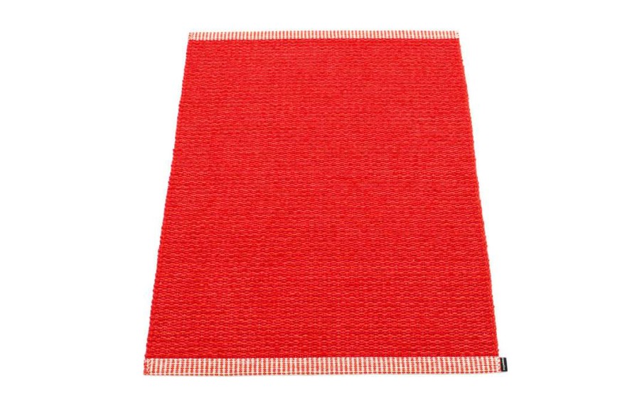 Modern Outdoor * | Pappelina Mono Coral Red Rug