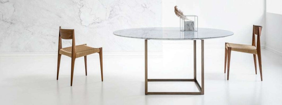 Modern Dining * | Dk3 Modern Dining Jewel Marble Round Dining Table