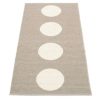 Modern Outdoor * | Pappelina Vera Mud & Vanilla Runner Rug