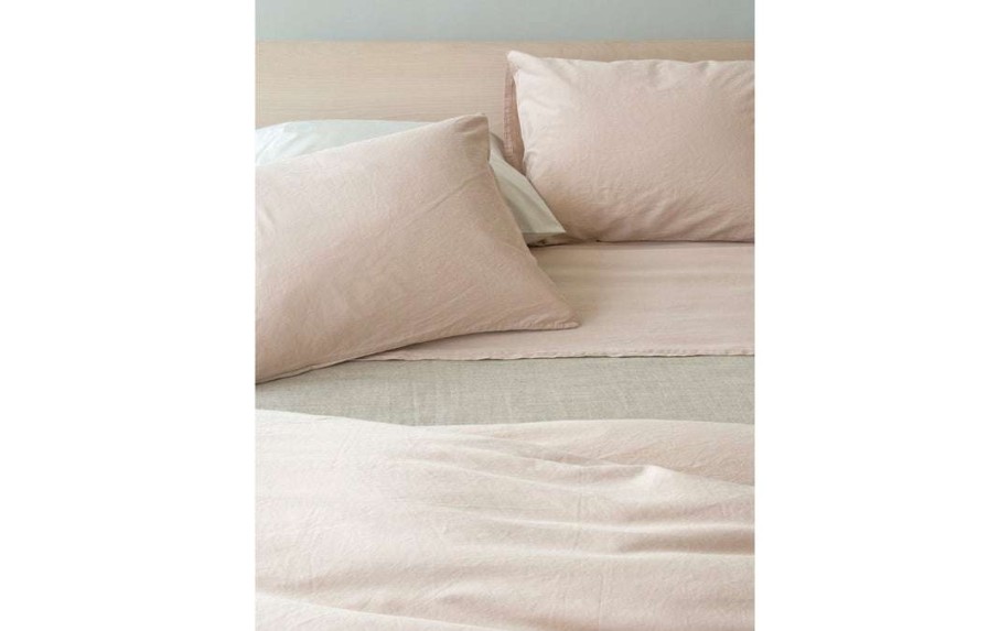 Modern Bedroom * | Area Perla Powder Flat Sheet