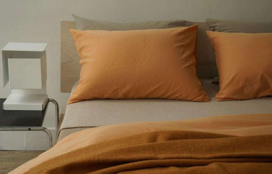 Modern Bedroom * | Area Perla Honey Pillow Cases (Pair)