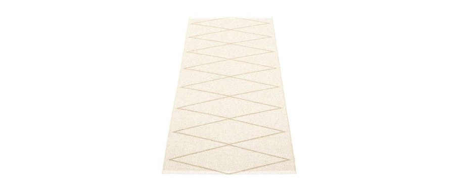 Modern Outdoor * | Pappelina Rugs Max Sand & Vanilla Runner Rug