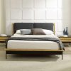 Modern Bedroom * | Greenington Modern Bedroom Santa Cruz Platform Bed With Fabric