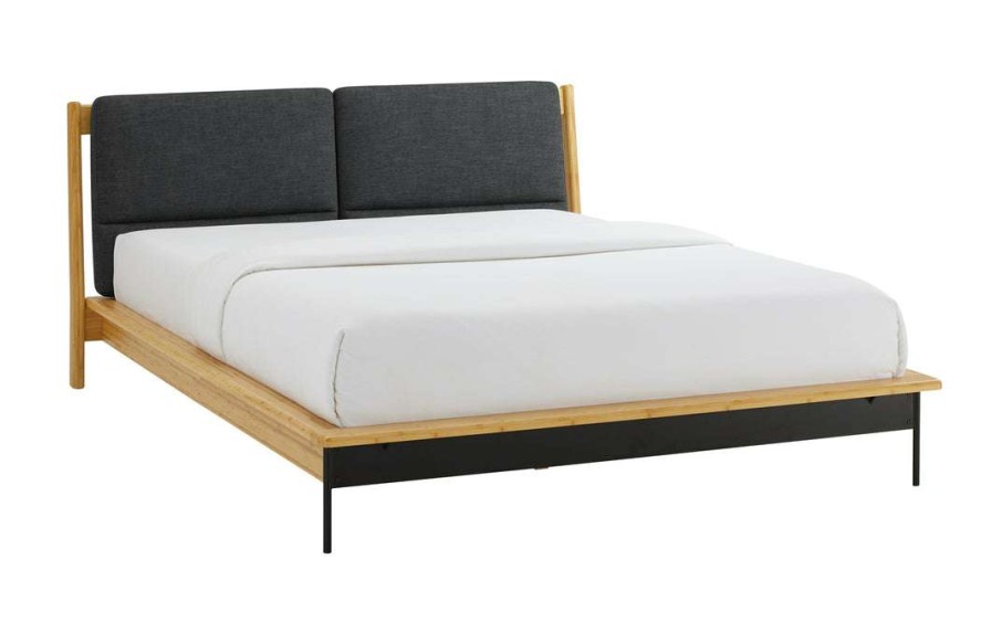 Modern Bedroom * | Greenington Modern Bedroom Santa Cruz Platform Bed With Fabric