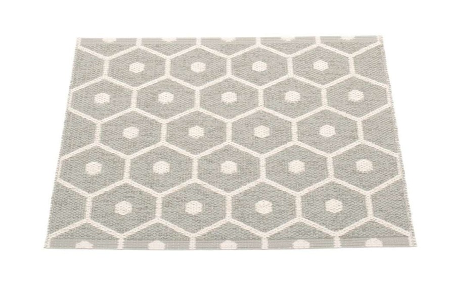 Modern Outdoor * | Pappelina Honey Warm Grey & Vanilla Runner Rug Rugs