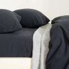 Modern Bedroom * | Area Anton Anthracite Cotton Pillow Cases (Pair)