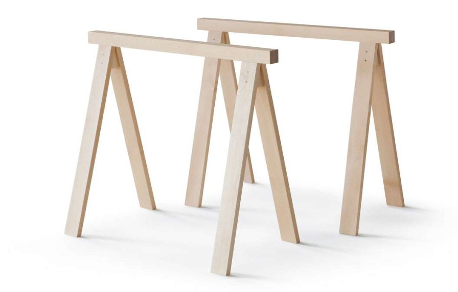 Modern Living * | Nikari Entryway Benches Arkitecture Trestle Leg Pair