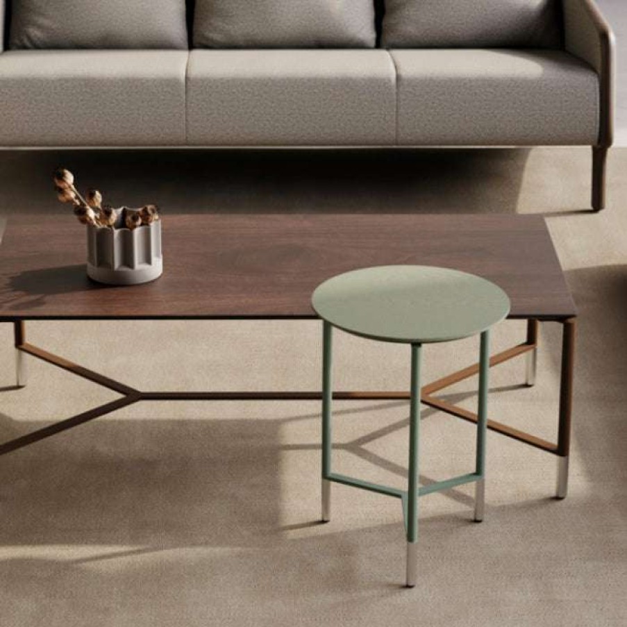 Modern Living * | B&T Modest Round Side Table Accent Tables