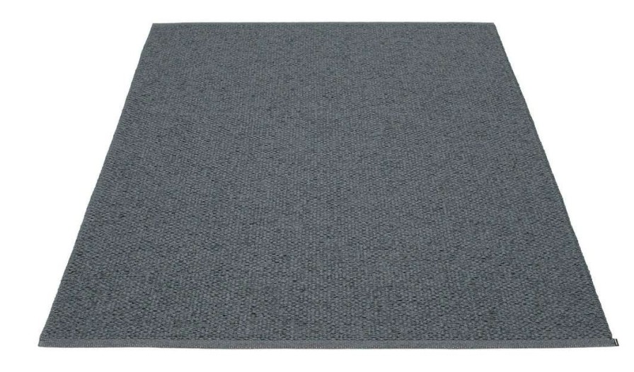 Modern Outdoor * | Pappelina Rugs Svea Metallic Black & Granit Rug