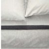 Modern Bedroom * | Area Modern Bedroom Jewel Grey Cotton Sateen Flat Sheet